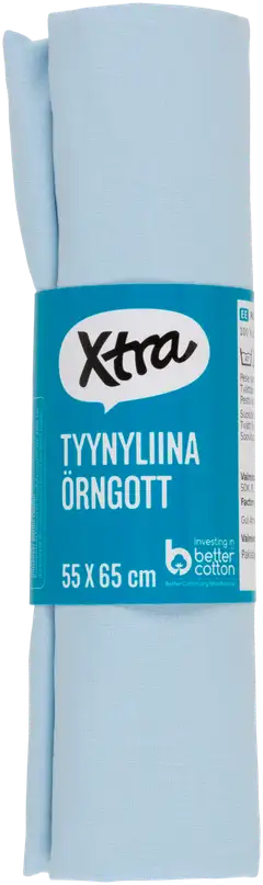 Xtra tyynyliina Uni 55x65 cm, vaaleansininen - 2
