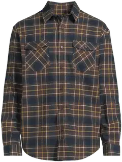 House miesten ruutupaita flanellia 194H292601 - Brown check - 2