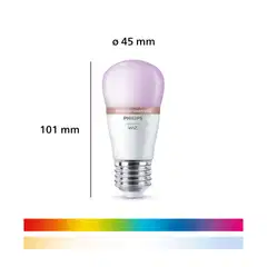 Philips Smart Lighting LED-filamenttilamppu 5W P45 E27 2200-6500K 470lm RGB - 3
