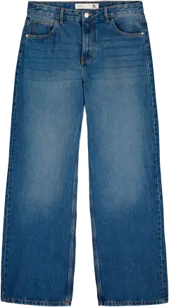 WKLY. naisten wide leg farkut 22W010314 - Indigo m.blue - 1
