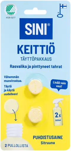 Sini Keittiön puhdistusaine täyttöpakkaus 2kpl - 1