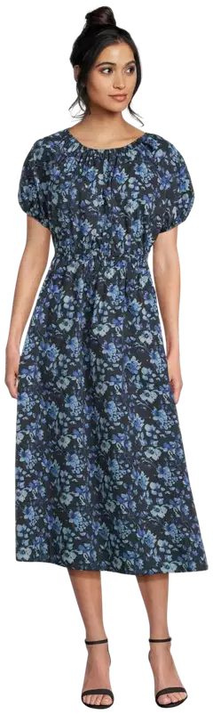 House naisten kesämekko 218H261733 - Black Aop - 1