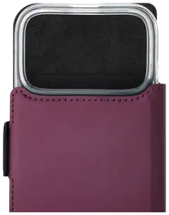 Wave MagSafe -yhteensopiva Book Case, Apple iPhone 17 Pro, smoky sangria - 3