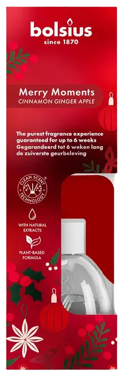 Bolsius True Glow – huonetuoksu – Merry Moments - 60 ml - 1