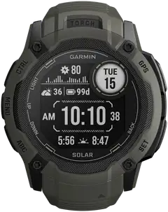 Garmin Instinct 2X Solar sammalenvihreä GPS-älykello - 1