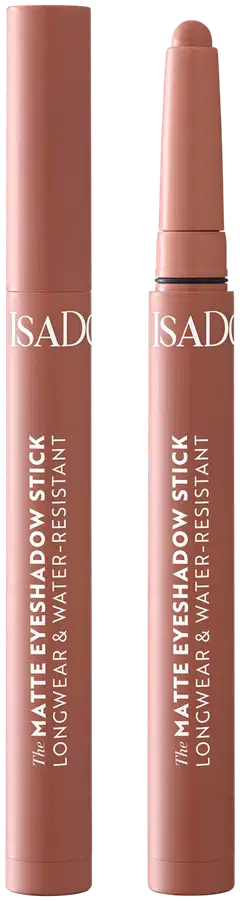 Isadora The Matte Eyeshadow Stick Longwear & Water-Resistant luomiväripuikko 60 Bare Beige 1,2 g - 61 Apricot Blush - 1