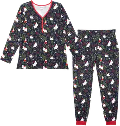 Muumi naisten pyjama Hiihtoretki 593716 - tummansininen - 1