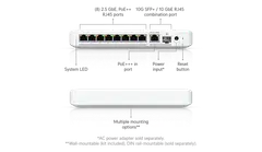 Ubiquiti 8-porttinen 2.5G PoE++ -kytkin 10G uplink-liitännällä USW-Flex-2.5G-8-POE - 7