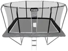 Trampoliinin turvaverkko stratos suorakaide trampoliini 277x477 cm premium black line - 2
