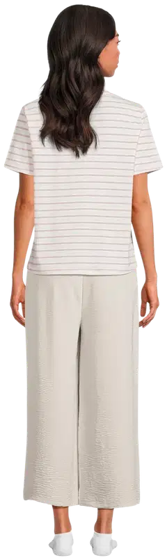 TEX naisten leveälahkeiset housut I282891 - BEIGE - 3