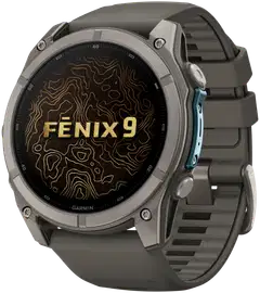 Garmin Fenix 9 51 mm titaani- ja kivenharmaa urheilukello - 2