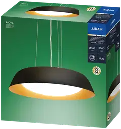 Airam Aidyl LED riippuvalaisin musta/shampanja - 2