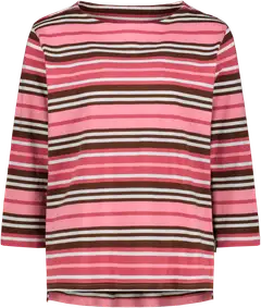 Reino&Aino naisten raitapusero - pink stripe - 1