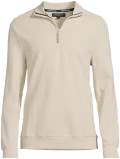 London Fog miesten svetari Half-zip 195LF03264 - Cement - 2