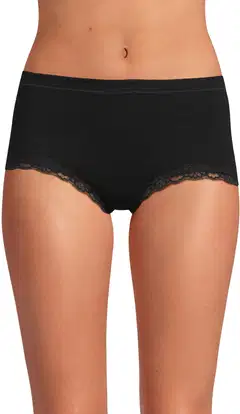 Actuelle naisten rib maxi alushousut 210A332619 3-pack - Black - 2