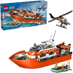 LEGO® City Exploration 60504 Rannikkovartioston pelastusalus ja helikopteri - 1