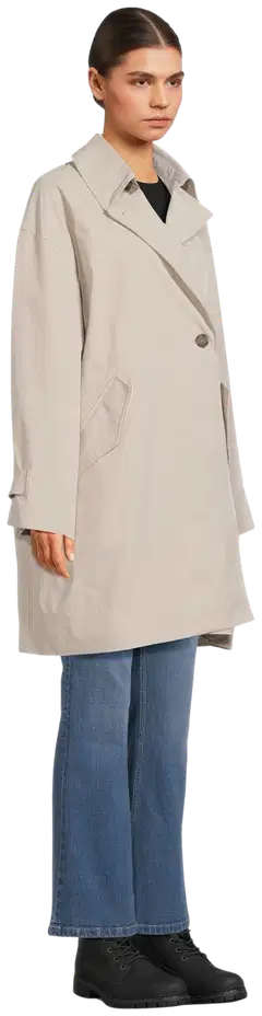 WKLY. naisten trenssitakki 225W102605 - Feather Gray - 3