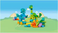 LEGO® DUPLO Town 10451 Dinosauruksia pyörien päällä – 3in1-setti - 5