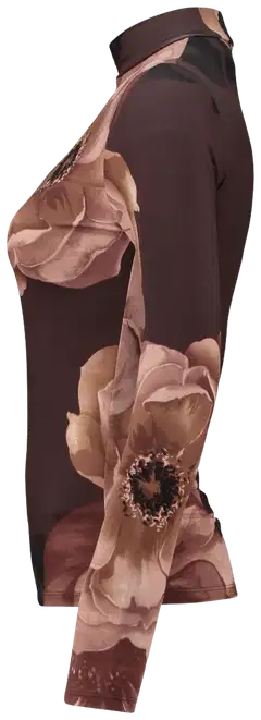 Hailys naisten trikoopusero Ki44mmy - 8771 brown flower - 2