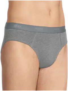House miesten brief-alushousut 2-pack - Mel. grey - 4