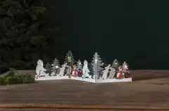 Star Trading pöytäkoriste LED Forest Friends 0,60W 48x12,5cm  paristokäyttöinen monivärinen IP20 - 2