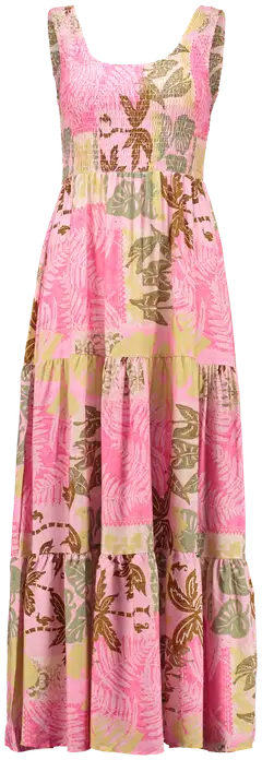 Hailys naisten mekko Gr44eta - 8293 pink berry palm leaf - 1