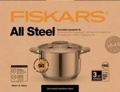 Fiskars kattila All Steel 3,0l - 1