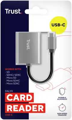 Trust Kortinlukija Dalyx fast USB-C - 1