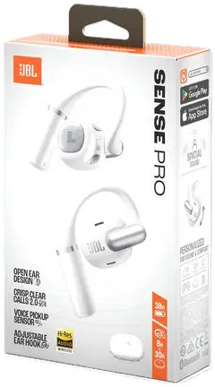JBL langattomat avoimet kuulokkeet Sense Pro valkoinen - 10