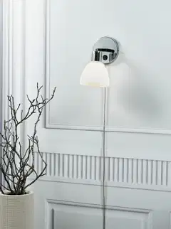 Nordlux seinävalaisin Ray kromi/opaali - 2