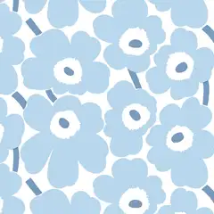 Marimekko Mini Unikko vaaleansininen lautasliina 20kpl/33cm - 1