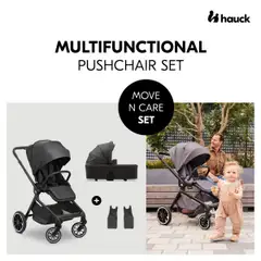 Hauck yhdistelmävaunut Move N Care Set 0-22 kg musta - 15