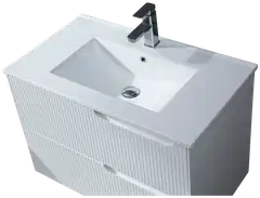 Lykke allaskaappi polar deluxe 80x46x55cm, valkoinen - 2