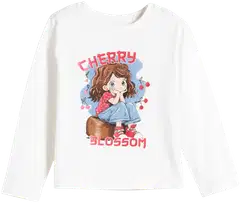 TEX lasten t-paita I276636 - Off white - 2