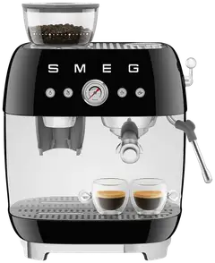 Smeg espressokeitin myllyllä musta EGF03BLEU - 9