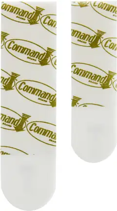 Command™-taulunkiinnityspalat 17203WHI-12-UKN-VP, vakoinen, pieni ja keskikokoinen, 4 paria S + 8 paria M (24 palaa), säästöpakkaus - 6