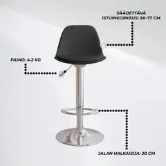 Lykke baarijakkara comfort, musta - 2