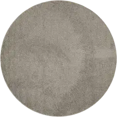 House nukkamatto Puffy pyöreä 130 cm vaaleanharmaa - 1