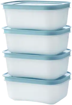 Tupperware rasiasetti FreezerSmart 4 x 450 ml - 8