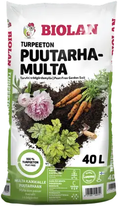 Biolan Turpeeton Puutarhamulta 40 l - 1