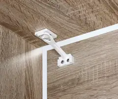 Reer lapsilukko laatikkoon ja oveen 3 kpl valkoinen - 4