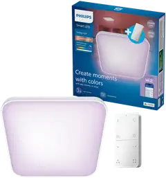 Philips Smart Lighting kattovalaisin neliö 18W RGB  valkoinen säädettävä kaukosäätimellä - 1