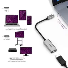 Marmitek Connect USB-C - Display Port adapteri - 8