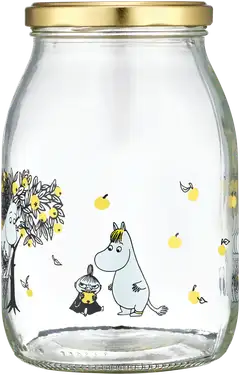 Muurla Muumi lasipurkki 1L Omenat - 3