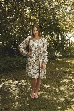 Maia family naisten mekko Iiris Kissanminttu 205925 - vaaleanpunainen - 5