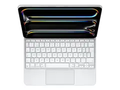 Apple Magic Keyboard for iPad Pro 11inch M4 and Air 11inch M2 Swedish valkoinen (2024) - 2