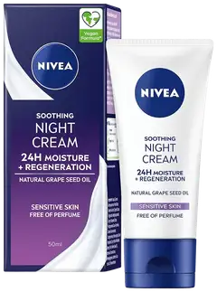 NIVEA 50ml Soothing Night Cream -yövoide - 3