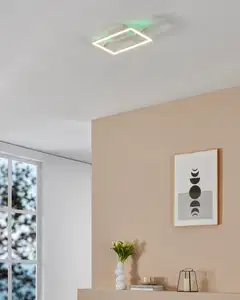 EGLO kattovalaisin Amandolo LED 17W RGB CCT valkoinen - 9