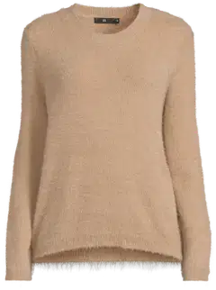 House naisten pörröneule 213H264015 - beige - 2