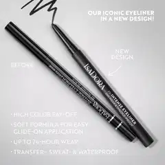 Isadora The Intense Eyeliner Silmänrajauskynä 24H Wear & Smudge-proof 67 Dark Green 0,35g - 61 Black Brown - 5